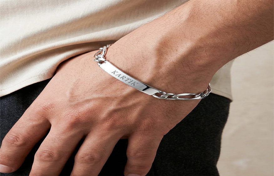 mens personalised bracelet